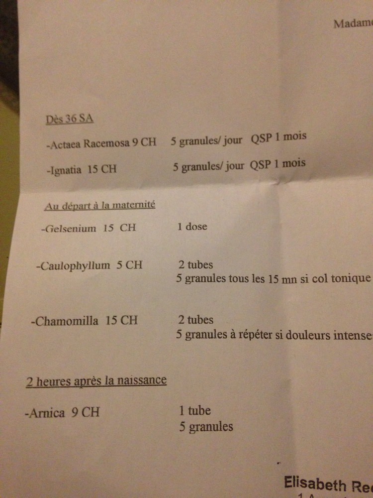 Homeopathie declenchement accouchement Homeopathie declenchement accouchement