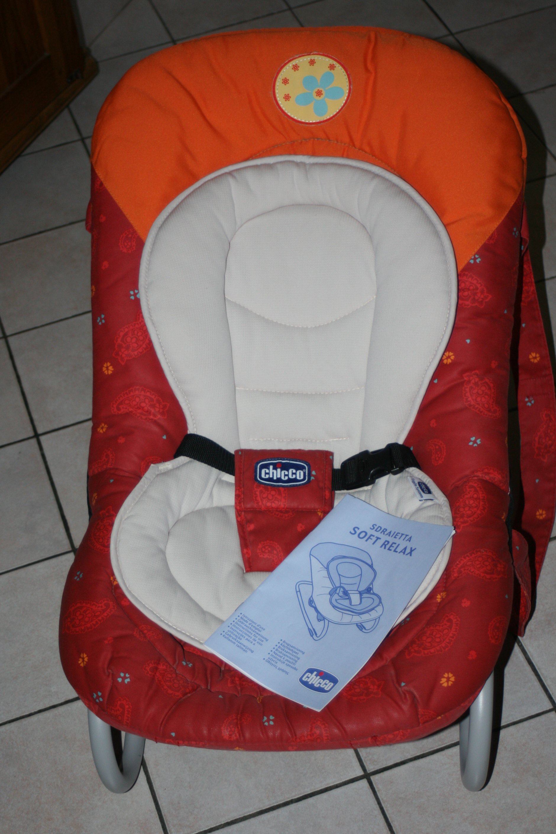 Chicco soft relax шезлонг