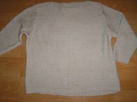 pull blanc grosse maille grande taille