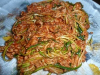 spaghettis de courgettes