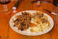Omelette normande aux chanterelles et sa Poêlée