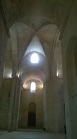 intérieur de l'abbaye de montmajour