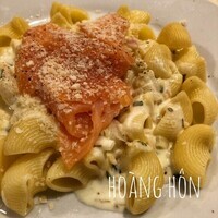 Macaroni coude au saumon/crème