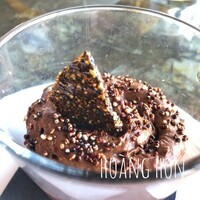 Mousse au chocolat aux graines de quinoa soufflés