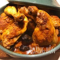 tajine poulet / fruits secs