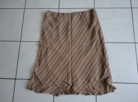 jupe voile marron/beige taille 48 taille élastique