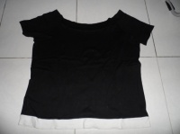 tee shirt noir bas blanc 52/54