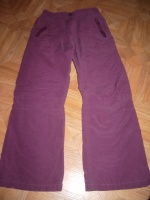 pantalon bordeaux doublé intérieur coton C&A