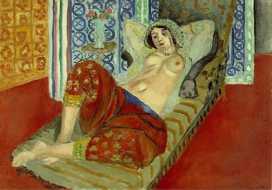 Odalisque with Red Culottes - Henri Matisse