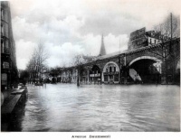crue janvier 1910 à Paris-Daumesnil