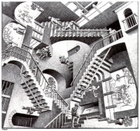Maurits Cornelis Escher - RELATIVITY