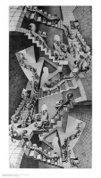 Maurits+Cornelis+Escher+-+House+of+Stairs+1951+