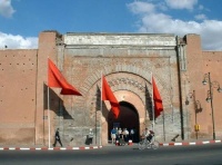 La porte Bab Agnaou (la plus vieille porte de Marrakech)