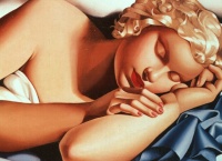 Tamara de Lempicka - Sleeping woman