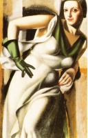 Tamara de Lempicka - woman with green glove