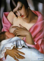 tamara-de-lempicka-paintings-maternite-1928
