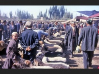 Marché aux moutons, kashgar