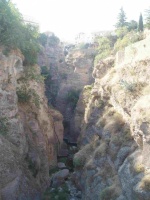 ronda gorge of the Rio Guadalevin.