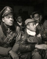 Toni Frissell 11 Members of the elite all black Tuskegee airmen 332nd fighter group attending a brie