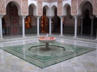 Le patio de La Mamounia à Marrakech.