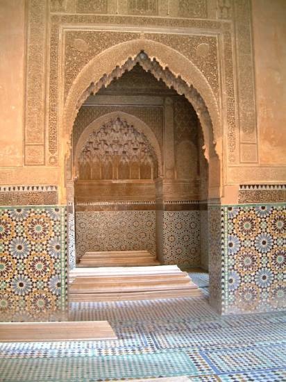 Marrakech,Tombeaux Saadiens