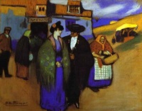 A Spanish Couple in front of an Inn, 1900