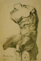 Etude pour un torse,  1892