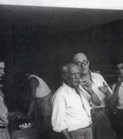 Le Corbusier and Pablo Picasso.