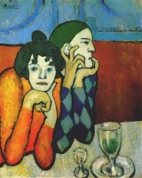 Pablo Picasso, Arlequin et son compagnon,  1901