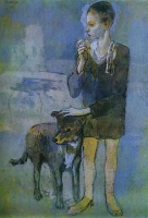 Pablo Picasso, Boy with a Dog,  1905