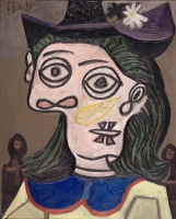 Pablo Picasso, Femme au chapeau mauve, 1939