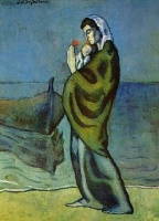 Pablo Picasso, Mere et enfant sur le rivage  1902