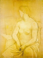 Pablo Picasso, Nu assis,   1901