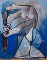 Pablo Picasso, Nude Wringing Her Hair, 1952
