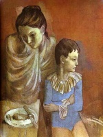 Pablo Picasso, Tumblers, Mother and Son,  1905