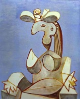 Pablo Picasso, Young Tormented Girl,  1939