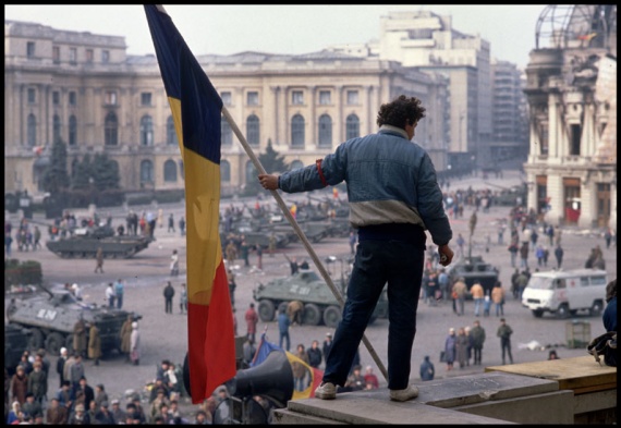 Romanian Revolution. Bucharest, Romania, 1989