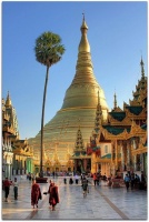 La pagode Shwedagon, Birmanie