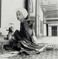 Woman in Palace (Lisa Fonssagrives-Penn), Marrakech, Morocco