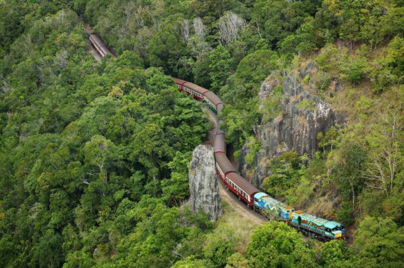 Australie, chemin de fer de Kuranda