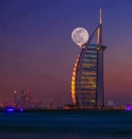 Dubai pleine lune