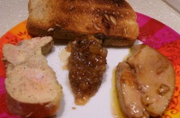 foie gras et p'tite compotée d'oignons