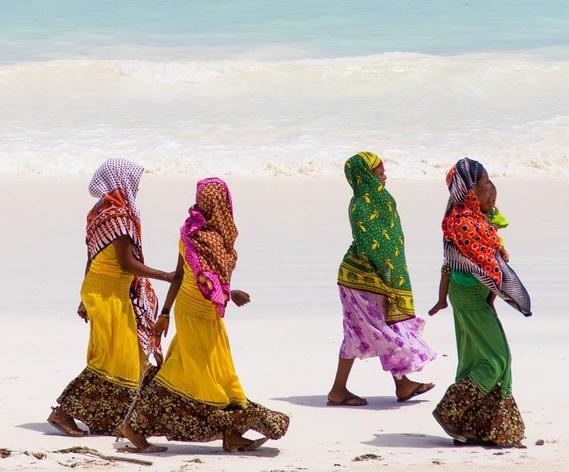 Women on Zanzibar island, Tanzania