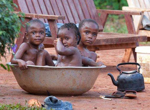 Young kids in Cameroon