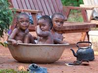 Young kids in Cameroon
