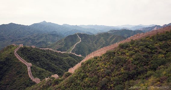La grande muraille de Chine – à Great Wall Of China.
