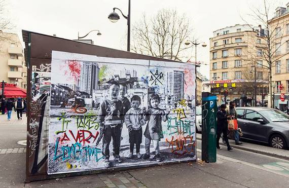 Montagard - street art Paris , Anthony Lemer