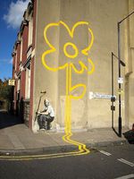 Banksy-Fleur-Jaune