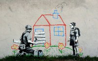 kids-houses-peace-banksy-digital-art-fresh-new-hd-wallpaper
