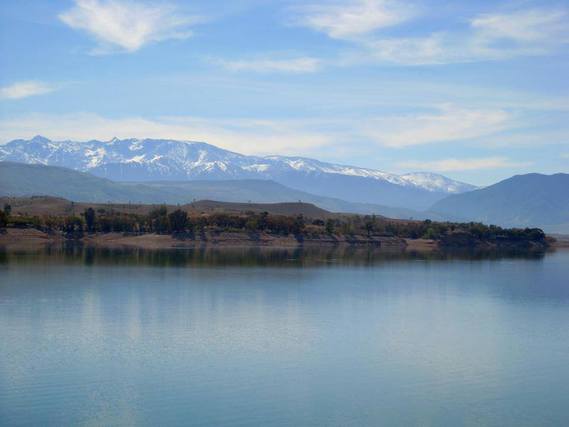 Lac de Lalla Takerkoust, Aguergour,massif du Toubkal